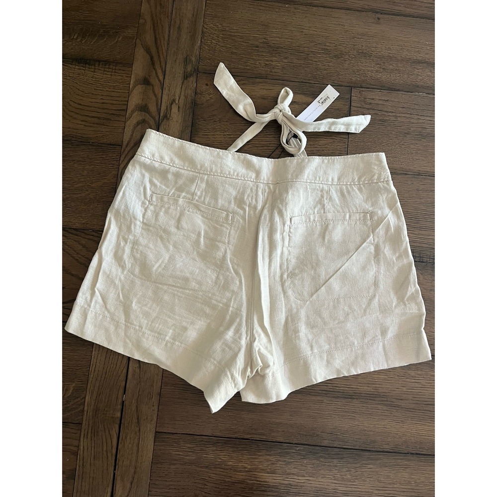 Sanctuary Shorts 100% Linen Shorts Beach Summer Preppy Nautical 28 NWT - Picture 2 of 8